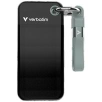 Verbatim 32282 Pocket SSD External Drive 512GB USB-C 3.2 gen.2 keychain / black-grey