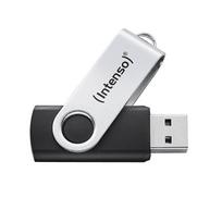 Intenso USB flash drive Office Line, 256GB, USB-A, 3.2 Gen 1x1, black-silver