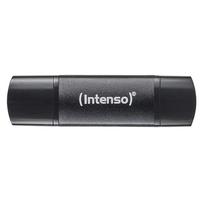 Intenso 3544492 USB flash drive 256GB USB Type-A / USB Type-C 3.2 Gen 1 (3.1 Gen 1) Black