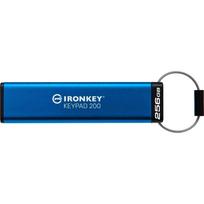 Kingston IronKey Keypad 200 256GB USB stick (blue, USB-A 3.2 Gen 1)