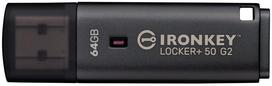 Kingston IronKey Locker+ 50 G2 64GB (anthracite, USB-A 3.2 Gen 1)