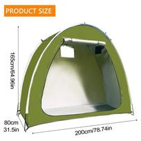 Bike Shed Waterproof Motorcycle Shed Weatherproof Foldable Bike Storage Tent for Patio Lawn Garden Outdoors Camping Activities