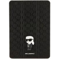 Karl Lagerfeld KLFC10SAKHPKK iPad 10.2" Folio Magnet Allover Cover Saffiano Monogram Iko / black