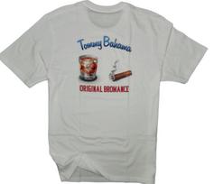 Men's T-Shirt -Tommy Bahama -ORIGINAL BROMANCE--Sizes Medium -100% COTON -NEW 3XL