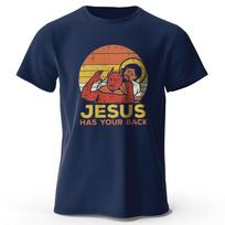 Funny Jesus Printed 100 Cotton TShirt Soft  Breathable Round Neck Short Sleeve Tee Unisex Quirky  Humorous Style S
