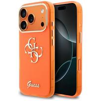 Kitos prekės Guess  Guess IML 4G Script Metal Case for iPhone 17 Pro - Orange