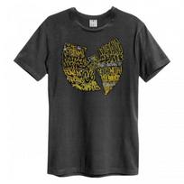 Amplified Unisex Adult Graffiti Wu-Tang Clan Logo T-Shirt S juoda