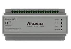 Akuvox NS-2 network switch Fast Ethernet (10/100) DIN rail Grey