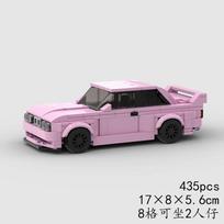 Techninis Automobilis Miestas M3 E30 E36 E46 GTR 635CSi 850CSi Rožinis Plytas Lenktyninis Sportinis Automobilis Baltas M3 E30 Dėlionė Surinkimas Dovana 17 8 5.6cm gray