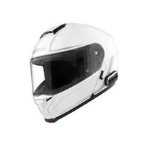 SENA OUTRUSH 2 Smart Flip-Up Helmet with Mesh Communication, Glossy White, L