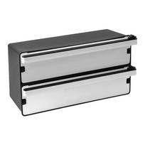 2 in 1 Food Film Dispenser Cutter Refillable Plastic Aluminum Foil Cutting Machine Safety Wrap Organizer juoda