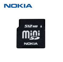 Nokia MiniSD Memory Card Storage Media 512Mb Used Tested Formated Bulk