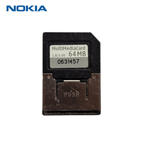 Nokia MultiMedia Card MMC Memory Card Storage Media 64Mb Dual Voltage 1.8/3.0V Used Tested Formated Bulk