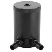 2‑Port Oil Catch Can 300ml Aluminum Alloy Baffled Reservoir Tank Universal Accessory