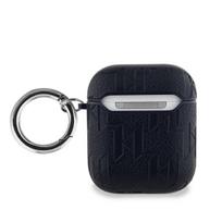 Karl Lagerfeld PU Embossed Karl Head Case for AirPods 1/2 / Black