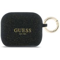 Guess Silicone Glitter Ring Case for AirPods Pro 3 / black
