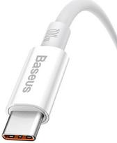 Baseus Superior Series Fast Charging Data Cable USB to USB-C 100W 0.25m / Moon White