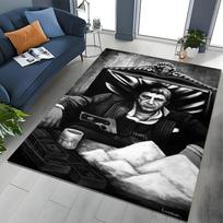 Classic Scarface Tony Montana Movie Art Carpet Rug for Bedroom Living Room Sofa Home Doormat Decor,Large Kids Non-slip Floor Mat 40x60cm