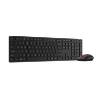 Lenovo Multi-Mode Pro Combo Keyboard and Mouse 6000-US Euro | Keyboard and Mouse Set | Wireless | Mouse included | Bluetooth | US Euro | Eclipse Black