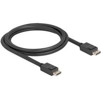 DeLOCK cable DisplayPort 2.1 male > DisplayPort male, 16K, 80Gbps black, 1.8 meters