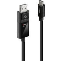 Lindy USB adapter cable 8K60, USB-C male > DisplayPort male black, 2 meters, + HDR