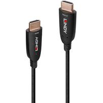 Lindy Fibre Optic Hybrid HDMI 2.1 8K60 Cable Black, 20 Meters, AOC Cable