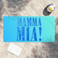 Classic Film M-Mamma Mia Towel Shower Sauna Travel Spa Quick Dry Gym Accessories Soft Large Beach Towels W40*H60(CM)