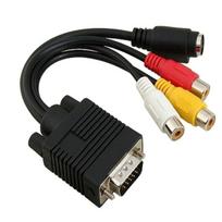 VGA To AV Adapter Cable Supports Clear Output For Professional And Home Use Multiple Device Connection 1