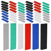 180 Colorful Plastic Leveling Shims in 6 Sizes for Furniture