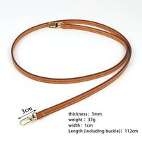 Cow Hide Leather Shoulder Bag Strap 120CM Long Coffee Color Crossbody Strap Women Handbag Bag Belt Accessories ruda