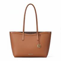 MICHAEL KORS Arden Zipper Closure Nubuck Leather Tote Bag Shopping Bag Shoulder Bag Large Women's Brown ruda