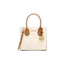 MICHAEL KORS Mercer Classic Retro Presbyopia Artificial Leather Organ Bag Shoulder Bag Women's Vanilla Color ruda