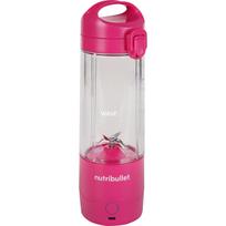 Nutribullet Portable Blender NBP003BP (pink, battery-operated, 0.475 liters)
