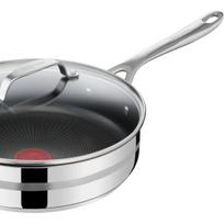 Tefal braising pan by Jamie Oliver Cook Smart (stainless steel, Ř 25cm, with glass lid)