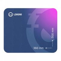 Lorgar Main 133, Gaming mouse pad, High-speed surface, Purple anti-slip rubber base, size: 360mm x 300mm x 3mm, weight 0.2kg | LRG-GMP133