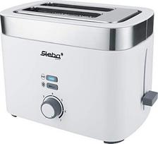 Steba TO 10 Bianco, toaster (white / stainless steel)