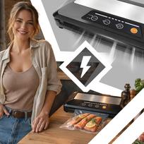 Virtuvės elektros prietaisai ir įranga // Vakuuma pakėjai // Automatyczna zgrzewarka próżniowa do żywności pakowarka 110w + duży zestaw - or1108