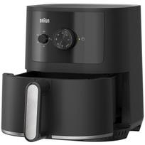 Braun Houshold hot air fryer MultiFry 3, HF 3000I (black (matt), 1,500 watts, basket 4.3 liters)