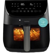 Medion hot air fryer Life X20 MD 13060 XL (black, 1,700 watts, basket 6.6 liters)