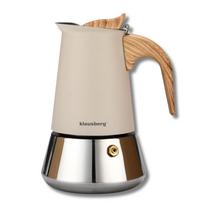 Kavos virimo aparatai ir kava // Kavos virimo aparatai // Kawiarka stalowa espresso, 200 ml, indukcja, klausberg kb-7994