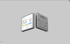 HYGROMETER/THERMOMETER/CLOCK/MTHM01 MOVA