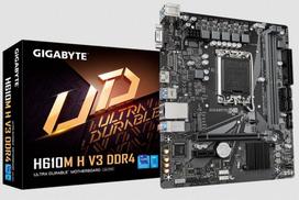 Gigabyte | H610M H V3 DDR4 | Processor family Intel | Processor socket LGA1700 | DDR4 DIMM | Supported hard disk drive interfaces M.2, SATA | Number of SATA connectors 4