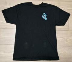 Santa Cruz Shirt Screaming Hand Mens Medium / Large Black Blue Skate Unisex T-Shirt S