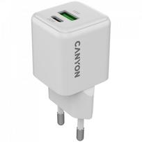 CANYON charger CU20AC GaN 20W 1xPD 1xQC EU White | CNS-CUW20AC