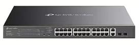 Switch|TP-LINK|Omada|ES228GMP|Switch type Managed|Switch layer L2|Rack mounting Yes|26xRJ-45 ports|RJ-45 Ports Type Gigabit Ethernet (10/100/1000)|26xGigabit Ethernet (copper) ports quantity|2xSFP module slots quantity|Power over Ethernet (PoE) Yes|24xPower over Ethernet plus (PoE+) ports quantity|Total Power over Ethernet (PoE) budget 384 W|ES228GMP