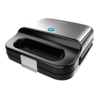 Cecotec Sandwich Maker | Rock’nToast 4in1 | 1000 W | Number of plates 4 | Black | 4309