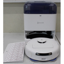 IŠPARDAVIMAS. Ecovacs DEEBOT mini Vacuum cleaner, Robot, Wet&Dry, ZeroTangle Technology, Agile Navigation, White/Blue + Auto-empty station | Ecovacs Robotic Vacuum Cleaner | DEEBOT mini BLUE | Wet&Dry | Li-ion | 3200 mAh | Dust capacity 1.8 L | 8000 Pa | White/Blue | PAŽEISTA PAKUOTĖ, ITEM NAUDOTAS, SUBRĖŽTAS AND NEŠVARUS | DEEBOT mini BLUESO