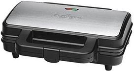 ProfiCook PC-ST 1092 - sandwich maker - stainless steel / black