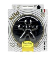 Mr&Mrs Fragrance Niki Big Titanium Chrome Car Air Freshener New Car
