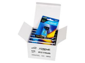 Akumuliatoriai ir baterijos // AA, AAA ir kitų dydžių baterijos, įkrovikliai – galima užsakyti // 82-722# Akumulator  ni-mh 9v 310mah xtreme 12 blistrów